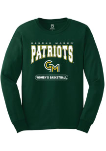 Summit Sportswear George Mason University Green Womens Basketball Long Sleeve T Shirt