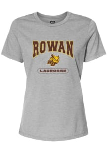 Summit Sportswear Rowan University Womens Grey Lacrosse Short Sleeve T-Shirt