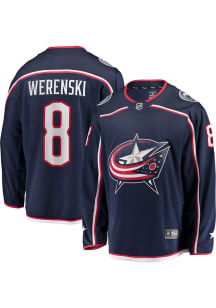 Zach Werenski Columbus Blue Jackets Mens Navy Blue Home Hockey Jersey