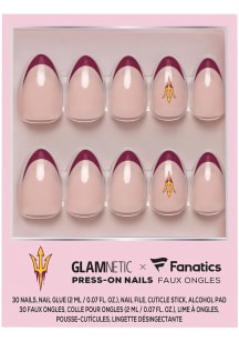 Arizona State Sun Devils Glamnetic Press On Nails Cosmetics