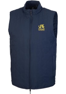 Antigua Drexel Dragons Mens Navy Blue Rally Sleeveless Jacket