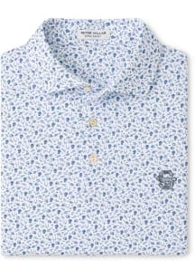 Peter Millar Penn State Nittany Lions Mens Light Blue Kick Off Short Sleeve Fashion Polo