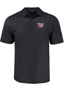 Cutter and Buck Oklahoma Sooners Mens Black Shadow Creek Short Sleeve Polo