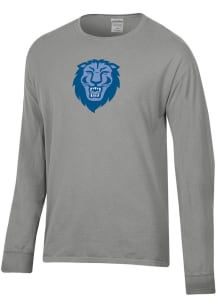 ComfortWash Columbia College Cougars Grey Garment Dyed Long Sleeve T Shirt