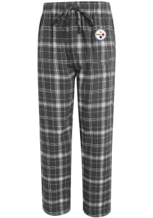 Pittsburgh Steelers Mens Ash Flannel Big and Tall Sweatpants
