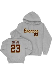 Alysa Del Val Western Michigan Broncos Mens Grey NIL Script Player Hood