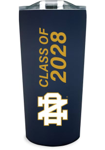 Notre Dame Fighting Irish 18oz Class of 2028 Soft Touch Stainless Steel Tumbler - Navy Blue