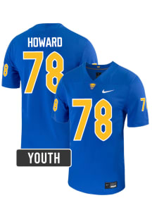 Nicholas Howard Pitt Panthers Youth Blue Nike NIL Name And Number Football Jersey