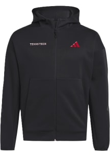 Adidas Texas Tech Red Raiders Mens Black Z.N.E Long Sleeve Full Zip Jacket
