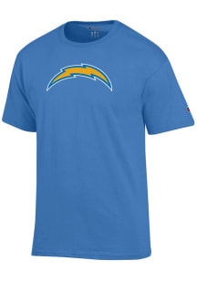 Champion Los Angeles Chargers Light Blue Jersey Short Sleeve T Shirt