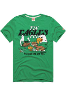 Homage Philadelphia Eagles Kelly Green Flavortown Short Sleeve Fashion T Shirt