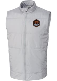 Cutter and Buck Houston Dynamo Big and Tall Grey Stealth Mens Vest