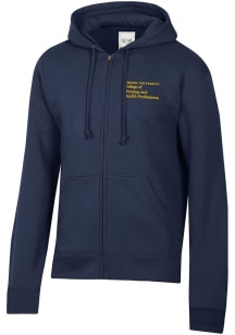 Drexel Dragons Mens Navy Blue COLLEGE OF NURSING AND HEALTH PROFESSIONALS Embroidered Long Sleeve..