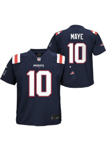 Drake Maye New England Patriots Toddler Navy Blue Nike Home Replica Football Jersey