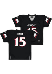 Jamari Johnson  Campus Ink Cincinnati Bearcats Black NIL Football Jersey