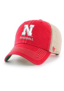 47 Nebraska Cornhuskers Baseball Trawler Adjustable Hat - Red