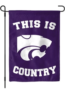 K-State Wildcats This Is Country Garden Flag - Purple