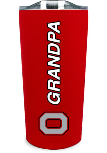 Ohio State Buckeyes 18oz Grandpa Soft Touch Stainless Steel Tumbler - Red