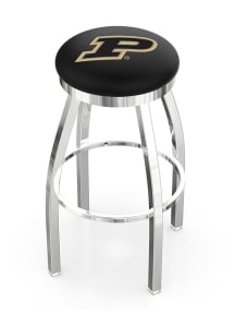 Purdue Boilermakers Chrome Pub Stool - Silver
