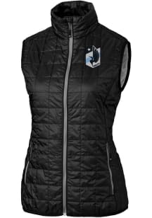 Cutter and Buck Minnesota United FC Womens Black Rainier PrimaLoft Vest