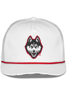 Pukka UConn Huskies 5 Panel Contrast Rope Adjustable Hat - White