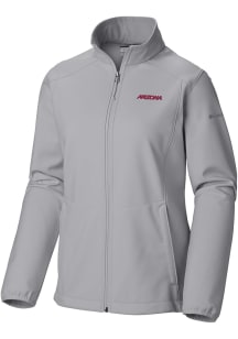Columbia Arizona Wildcats Womens Grey Heat Seal Kruser Ridge Light Weight Jacket