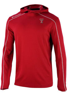 Columbia Texas Tech Red Raiders Mens Red Heat Seal Omni Wick Shotgun Hood