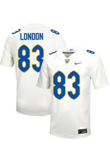 James London  Nike Pitt Panthers White Football Football Name And Number Football Jersey