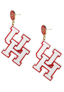 Houston Cougars Logo Womens Earrings