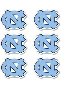 North Carolina Tar Heels 6 Pack Primary Auto Decal - Light Blue