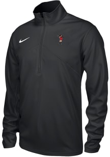 Nike Cincinnati Bearcats Mens Black Training Gold Bearcat Long Sleeve Qtr Zip Pullover