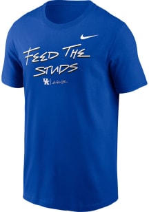 Nike Kentucky Wildcats Blue Feed the Studs Short Sleeve T Shirt