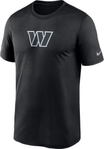 Nike Washington Commanders Black Sideline Short Sleeve T Shirt