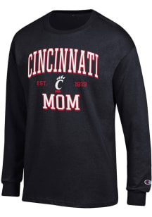 Champion Cincinnati Bearcats Black EST Date Mom Jersey Long Sleeve T Shirt