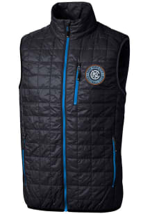 Cutter and Buck New York City FC Mens Navy Blue Rainier PrimaLoft Sleeveless Jacket