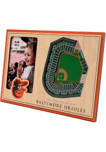 Baltimore Orioles 4x6 Sadium View Picture Frame - Black