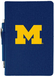 Michigan Wolverines Pen Notebook and Folder - Navy Blue