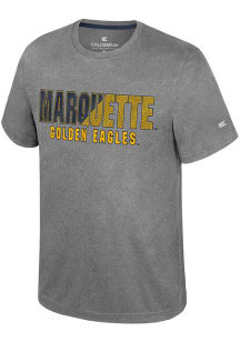 Colosseum Marquette Golden Eagles Youth Grey Ortiz Short Sleeve T-Shirt