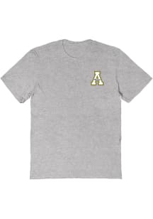 Vive La Fete Appalachian State Mountaineers Womens Grey Impressions Short Sleeve T-Shirt