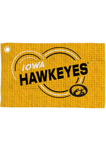 Iowa Hawkeyes Waffle Golf Towel