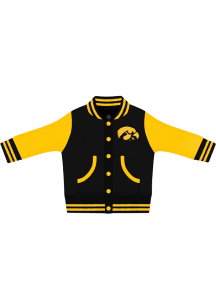 Iowa Hawkeyes Toddler Gold Varsity Outerwear Light Weight Jacket