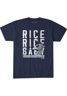 Ben Rice New York Yankees Navy Blue Rice Rice Baby Short Sleeve Fashion Player T Shirt