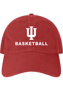 Indiana Hoosiers Basketball Twill Adjustable Hat - Red