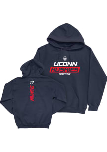 Chloe Shimkin UConn Huskies Mens Navy Blue NIL Rush Player Hood