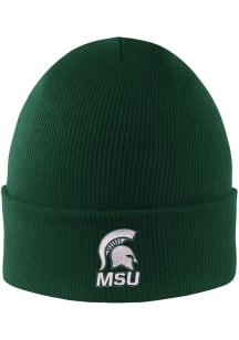 LogoFit Michigan State Spartans Green North Pole Mens Knit Hat