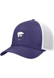 Nike K-State Wildcats Sideline Rope Trucker Adjustable Hat - Purple