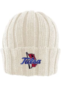LogoFit Tulsa Golden Hurricane Ivory Watchman Womens Knit Hat