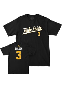 Ally Bolden William & Mary Tribe Black NIL Script Short Sleeve Player T Shirt