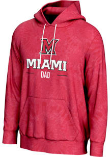 ProSphere Miami RedHawks Mens Red Dad Long Sleeve Hoodie