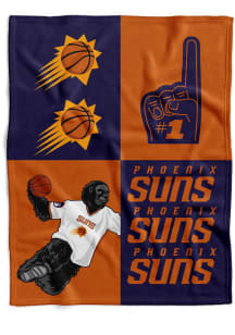 Phoenix Suns Domino Swaddle Baby Blanket